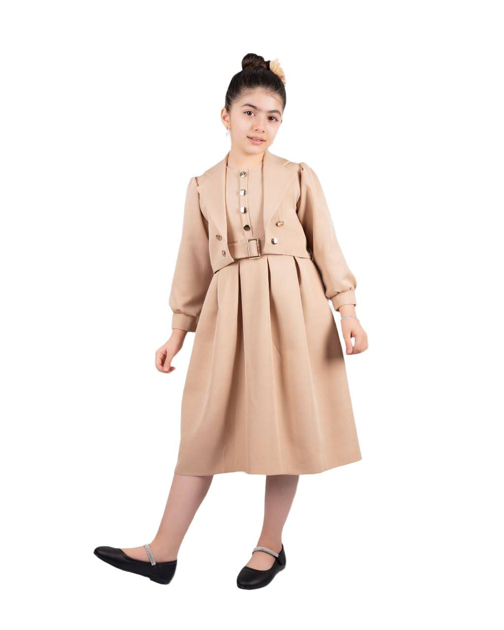 ست کت و سارافن مجلسی دخترانه (پارچه مازراتی درجه یک)